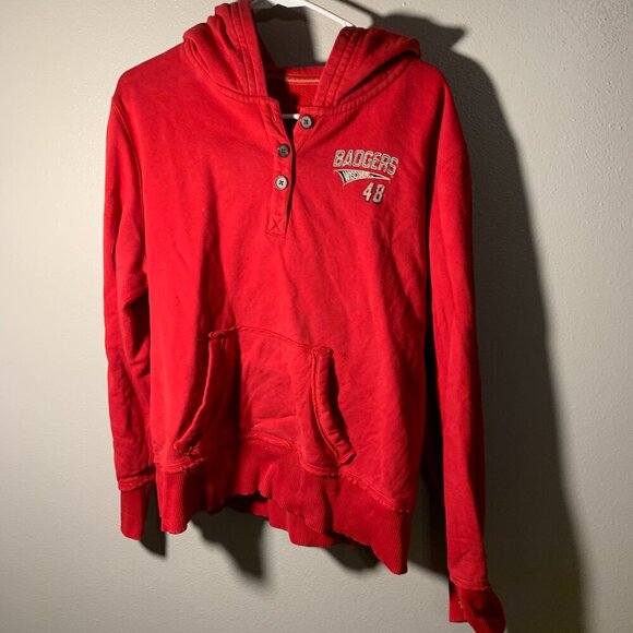 🏈Wisconsin Badgers🏈 pullover 1/4 zip hoodie - Picture 6 of 8